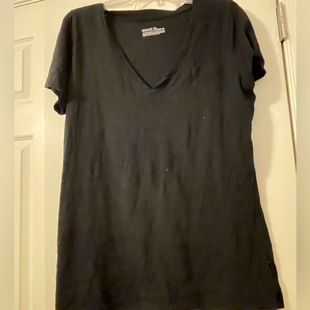 Under Armour heat gear black authletic tshirt size large